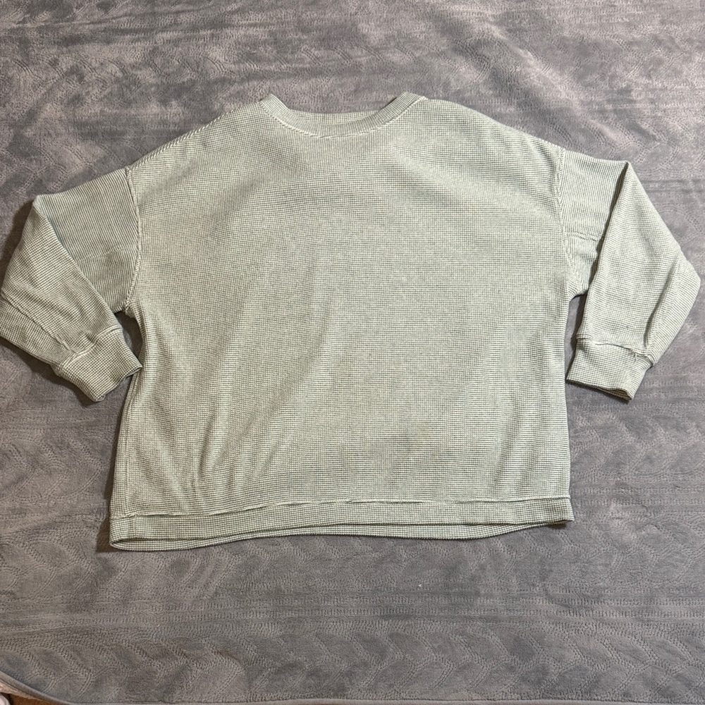 aerie Getaway Waffle Sweatshirt